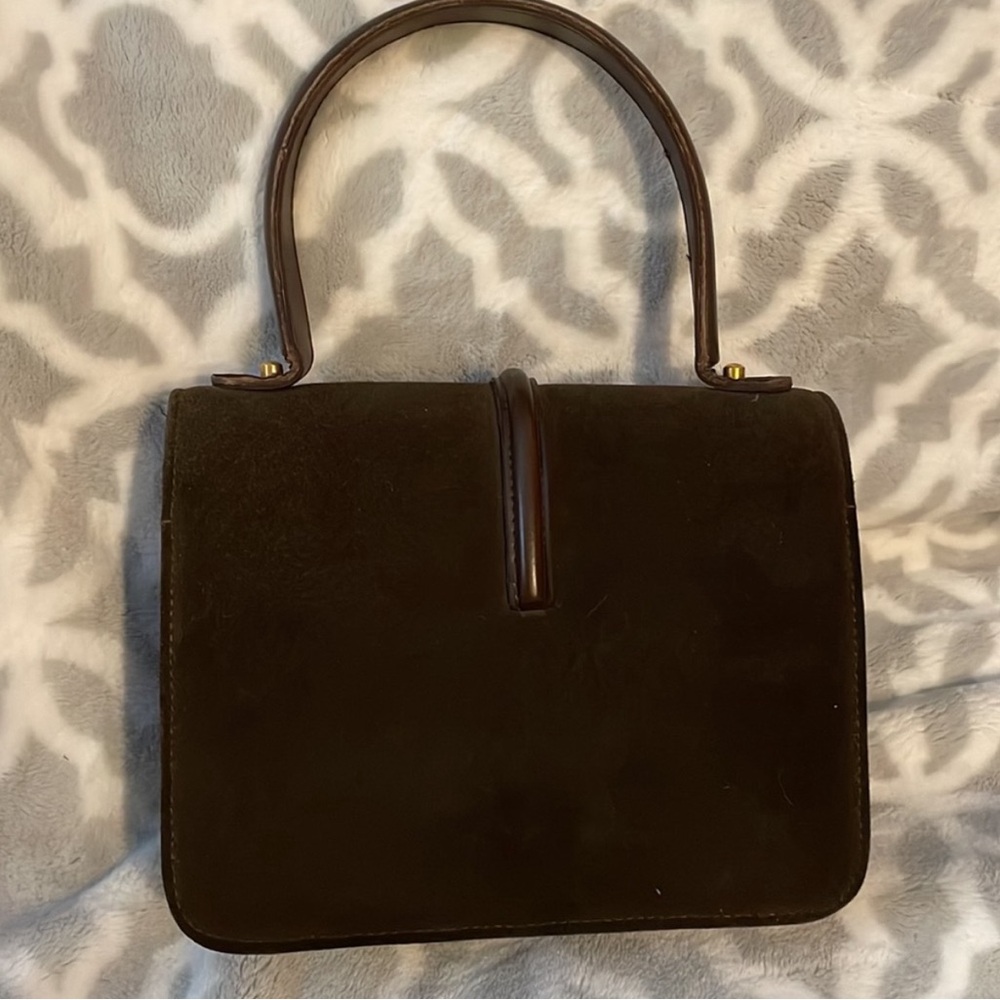 Like New Vintage Tano Of Madrid Spain Leather /Suede Lady Bag - Picture 2 of 10